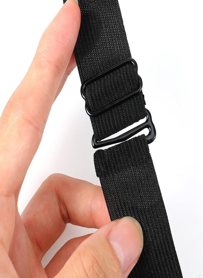 Zelphvt Wig Elastic Band, Elastic Bands for Wig, 6 Pcs Adjustable Elastics Bands Straps for Wigs Black Strap to Secure,Hair Care Hair Extensions Wigs & Accessories - Image 2